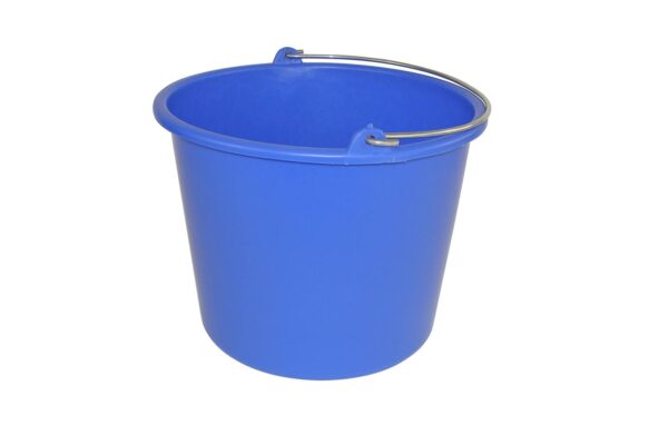 Emmer rond  blauw 12 liter