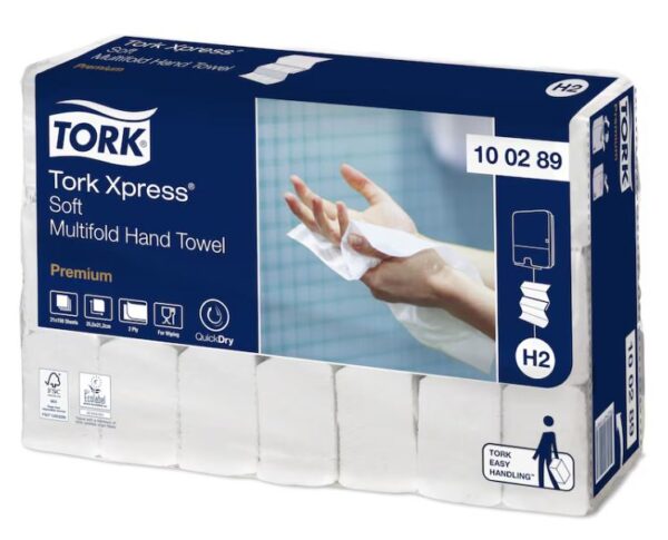 Tork Xpress® Zachte Multifold Handdoek H2, 21x150 vellen