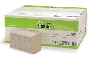 E-Tissue multifold handdoekpapier, 2lgs, 20,5x24cm, 25x150st