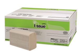 E-Tissue z-vouw handdoekpapier, 2lgs, 21,5x21cm, 15x200st