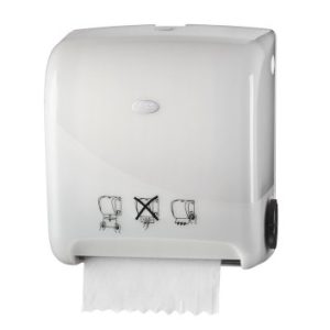 Pearl White handdoekautomaat Autocut Euro Matic
