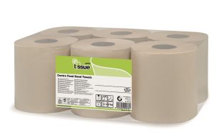 E-Tissue midi poetspapier, 2lgs, 510 vel, 153m , 6 rollen
