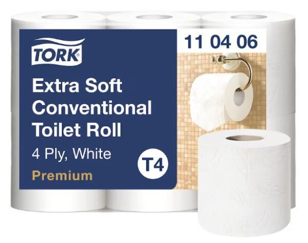 Tork Extra Zacht Toiletpapier Premium 4-Laags T4, 7x6 rol
