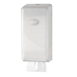 Pearl White Bulkpack toiletpapierdispenser