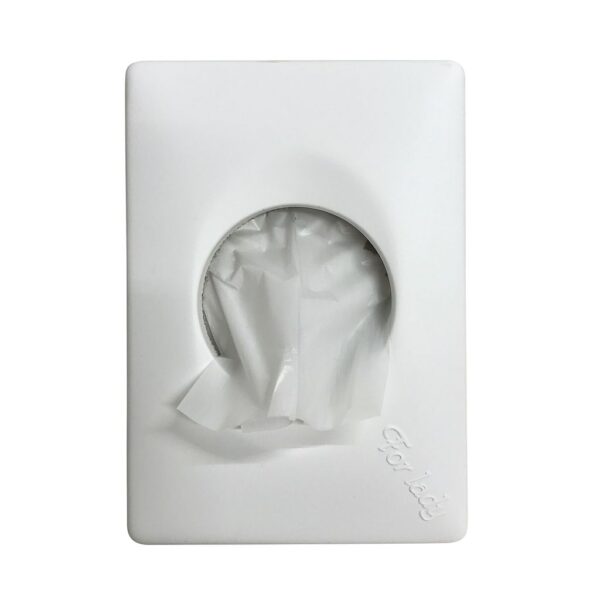 Quartz White Damesverbandzakhouder tbv kunststofzakjes