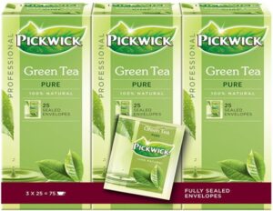 Pickwick thee groen puur, 80 zakjes