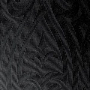 Duni servet Elegance Lily, 48x48cm, zwart, doos 6x40 stuks