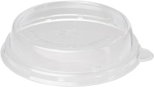 Bowl Salad rPET Trp. Lid 600 ml, per 40 stuks
