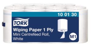 Tork Wiping Poetspapier Mini Rol Wit M1, 11x120m