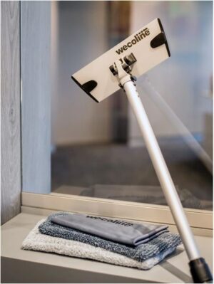Allure interieurset, incl. vlakmop, scrubmop en glasdoek