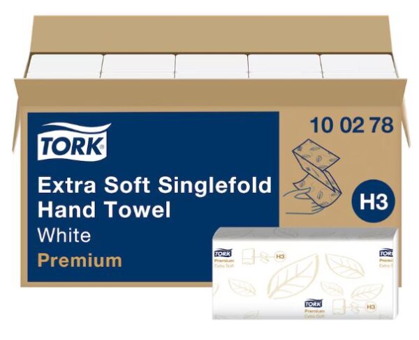 Tork Extra Soft Singlefold Handdoek H3, 15x200 vellen