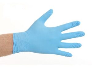 Nitril Handschoen poedervrij blauw, doos 100st XXL