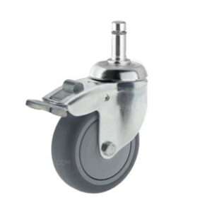 Wielen met rem tbv Vileda Ultraspeed, per 4 stuks