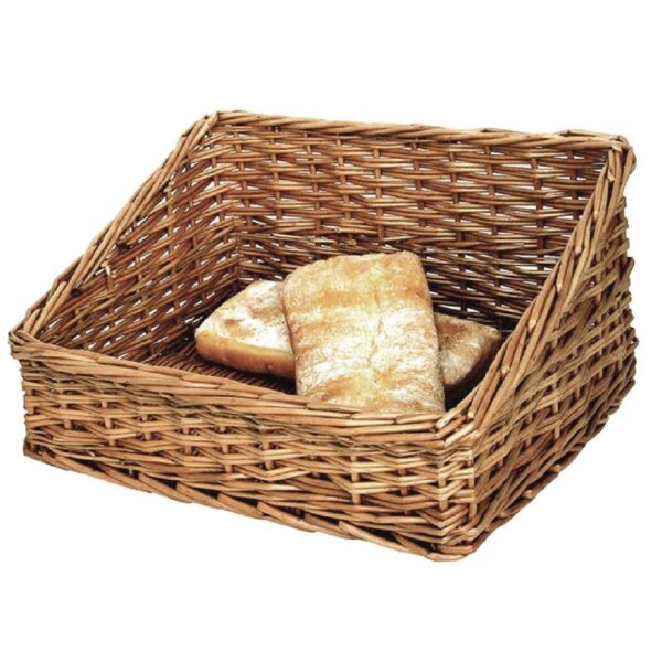 Rieten Broodmand afmeting: 17(h) x 36(b) x 30(d)cm