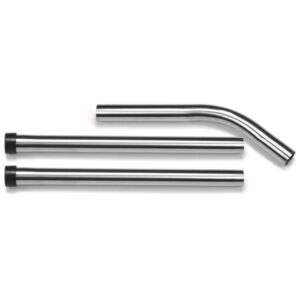 Zuigbuis voor stofzuiger 38mm 3-delig RVS