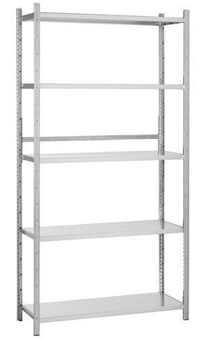 Basisrek Legbordstelling 200cm - 40 cm diep - 4 niveaus
