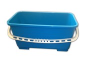 Emmer Moerman profi, turquoise met grijs handvat, 24 liter