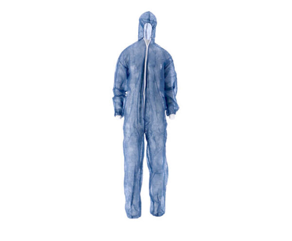 CMT Coverall Non Woven PP, Spatwaterdicht, Blauw L, 50st/ds