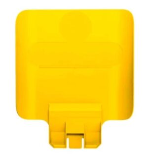 Rubbermaid Communicatiepaneel, tbv Recyclingstation geel