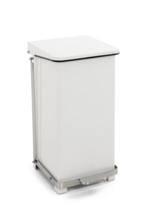 Industriële Pedaalemmer 45 ltr, wit