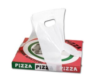 HDPE, pizza-/gebaksdoosdrager, 1100x200mm, wit, 1000 stuks,