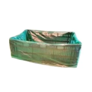 HDPE kratzak, 68/2x17x63, 0.020mm, groen, 500 stuks