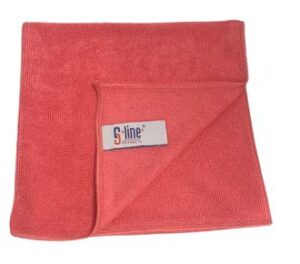 S-Line Microvezeldoek, 40x40cm, Rood, per 10 stuks