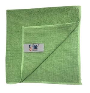 S-Line Microvezeldoek, 40x40cm, Groen, per 10 stuks