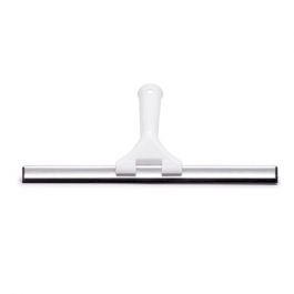 Raamtrekker PVC wit met schuifbare rail zwart rubber 35 cm