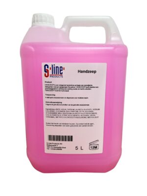 S-Line Handzeep, roze, geparfumeerd, 5 liter can