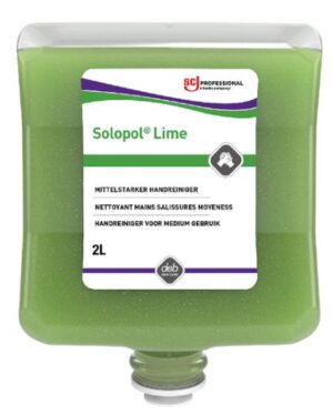 Deb Solopol® Lime, Handreiniger voor middelzwaar gebruik, 2L