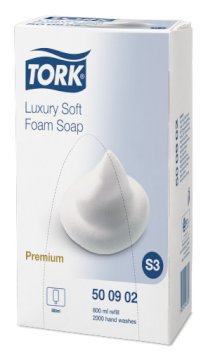 Tork Luxe Zachte Schuimzeep S3, 4x800ml