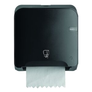 Quartz Circle Black Handdoekdispenser Mini Matic Tear&Go