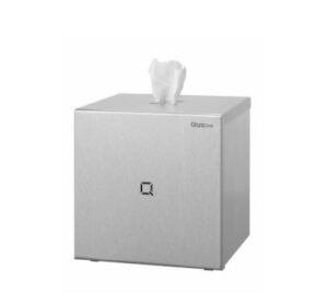 Qbic-line Midi poetsroldispenser, tafelmodel, RVS mat gesl.