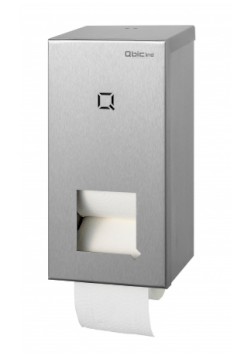 Qbic-line Coreless toiletpapierdispenser,RVS mat gesl,2 rol