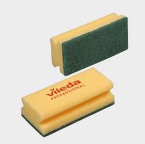 Vileda Glitzi strong, geel-groen, per 10 stuks