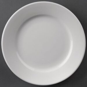 Athena Bord met brede rand 16,5cm, per 12 stuks