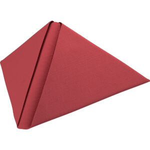 Dunilin servet, 40x40cm, 1/4 vouw, bordeaux, 12x45 stuks
