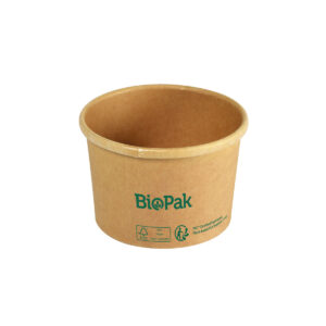 Duni bowl Ronda short CRD/PLA bruin 240ml, 400 stuks