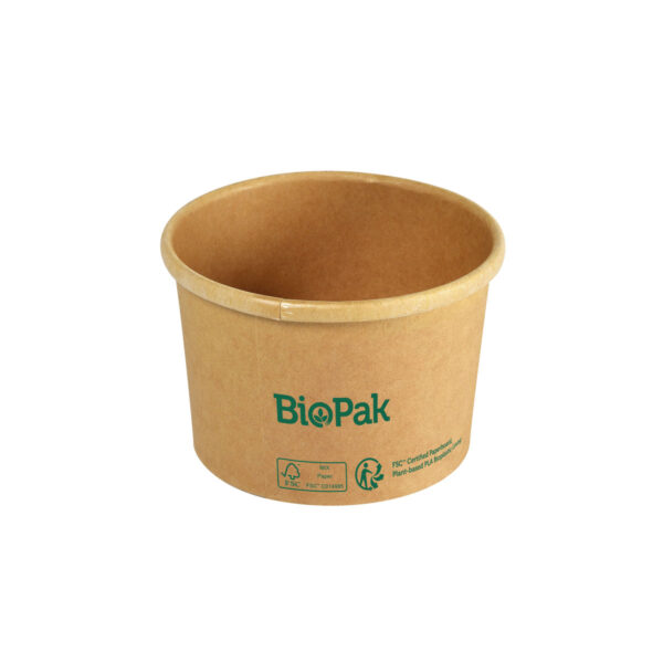 Duni bowl Ronda short CRD/PLA bruin 240ml, 400 stuks